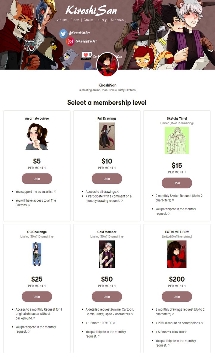 KiroshiSanArt's tweet photo. Starting on Patreon!
https://t.co/MhaQvuruxx
Here you can see the Tiers and their descriptions!
I hope your support and thanks in advance!♡
#KiroshiSan #PATREON #Tiers #Resquest #Sketch #Drawings #Emotes #Commissions #CommissionsOpen #Support #ResquestDrawings #ArtistOnTwitter https://t.co/IMHVtW2JVu