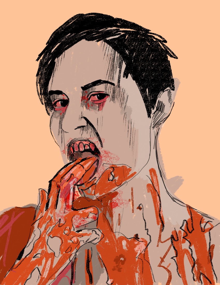 brianhuntress's tweet photo. A couple portraits from yesterday!!! Ah!! 

#digitalart #n95 #QuaratineLife https://t.co/e7gf9u1W1e
