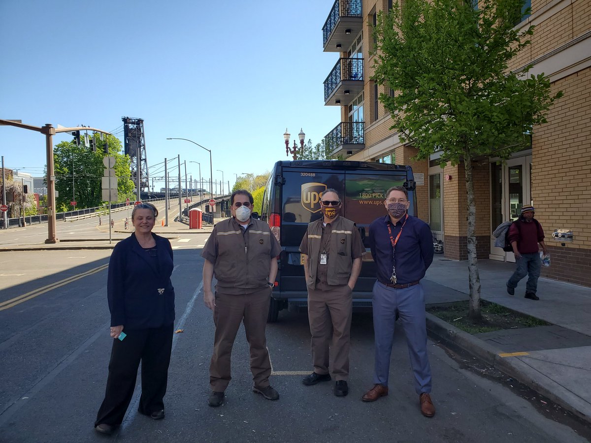 Thank you to fellow UPSers Richard and Ernie for assisting in the transport of meals to those in need. Makes me proud to be part of the UPS Alderwood family. #Volunteering #InThisTogether #UPSersAreThere