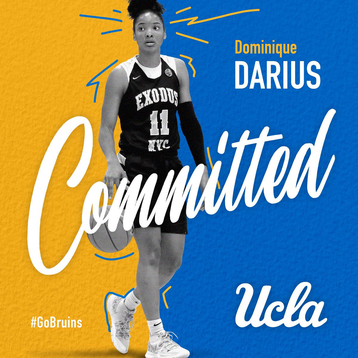 Dominiquedariuz's tweet photo. #GoBruins 🐻💙💛 @UCLAWBB https://t.co/LPyVIqoqxm