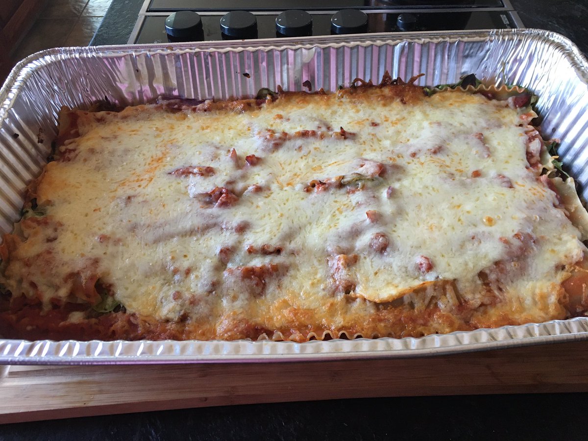 Brown rice lasagna!