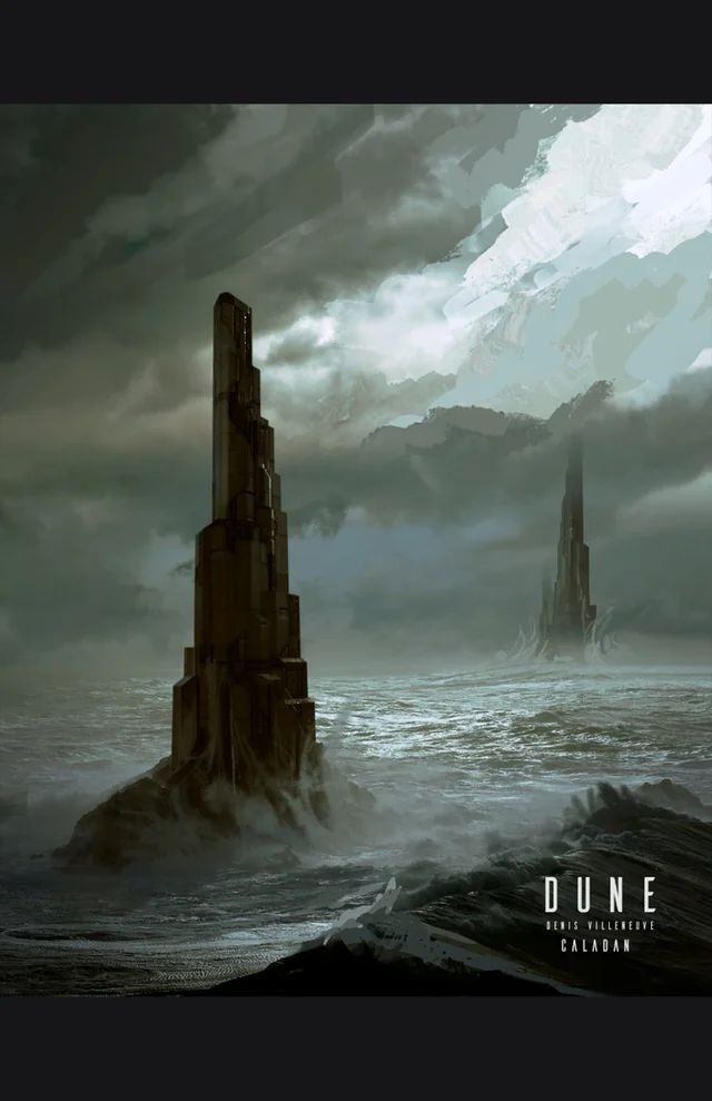 Lylianwriter's tweet photo. Dune universe daily picture. Caladan  in Denis Villeneuve's Dune. Art by Ruben Karamanite. #dune #Dune2020 #franckherbert https://t.co/TFoSu58HvN