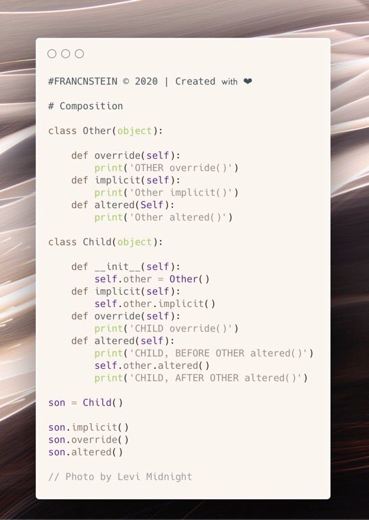 HonchoModo's tweet image. @CodeNewbies being productive and focusing more on my coding. So composition. What are yohh uh working on ? Anyway I can help ? #staysafe #stayhome #codemore #10000hours #100DaysOfCode #Python3 #codinglife #SoftwareEngineeringtrack #selftaughtprogrammer