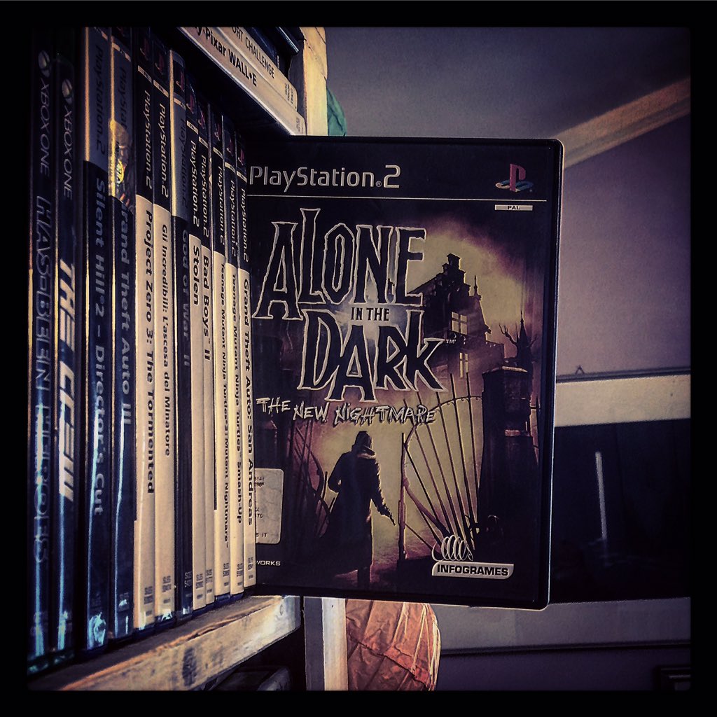BeppeMalizia's tweet photo. Solitudini in compagnia...
🤘🏻🎮
#aloneinthedarkthenewnightmare #ps2 #playstation #sony #infogrames #letsplay #play #game #gamer #gamercollection #gamercollector #videogames #nerd #console #playerinside #horror #iorestoacasa #iostoacasa https://t.co/XjAfQNzyU8
