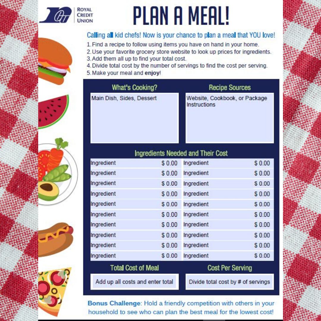 Royal_CU's tweet image. Royal Credit Union's financial education team has been hard at work creating lessons for your kids to do at home. Click this link to head to our Facebook page and find our latest post. bit.ly/2XGmpI8 New lessons will be posted every Thursday!