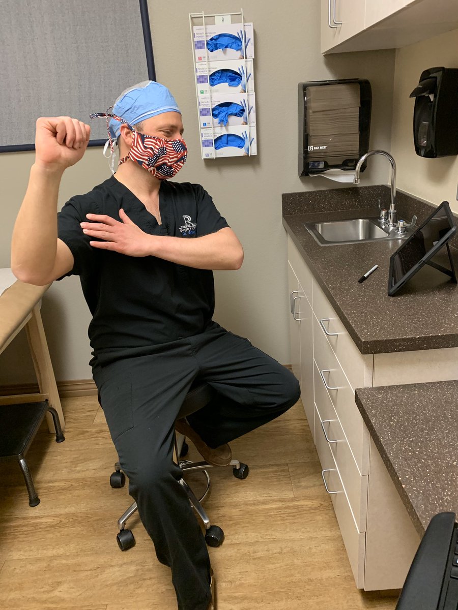 Telemedicine visits in our Orthopedics clinic. Great way to safeguard higher risk patients  #covid19 @cchwyo