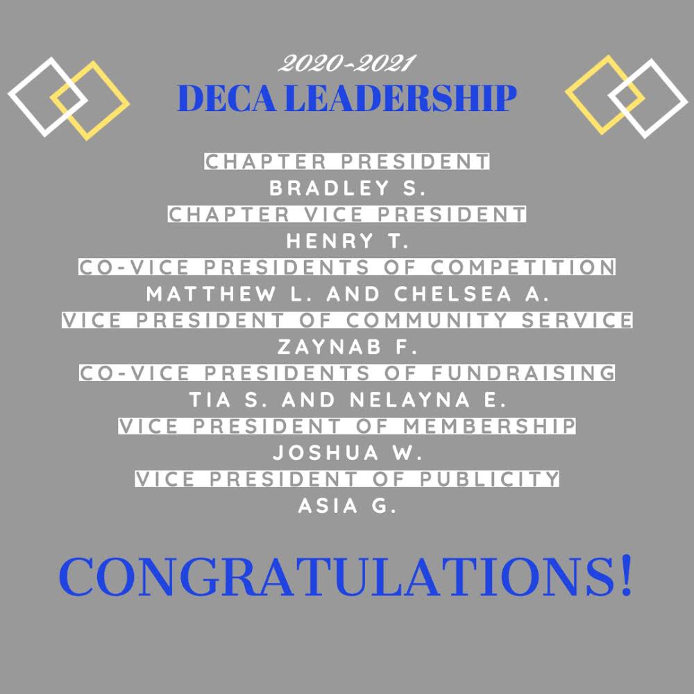 Our Leadership Team for next year!! Here we go!!