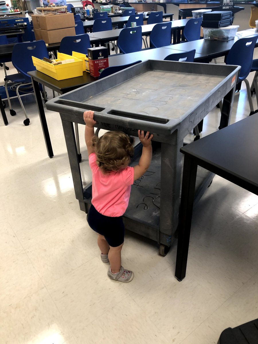 MrGurkinAHS's tweet photo. Today's #VirtualPeakWeek is a #ThrowbackThursday to when this little one came to help me set up my new classroom in August. @ApexHighSchool https://t.co/IXE0iIMbFQ