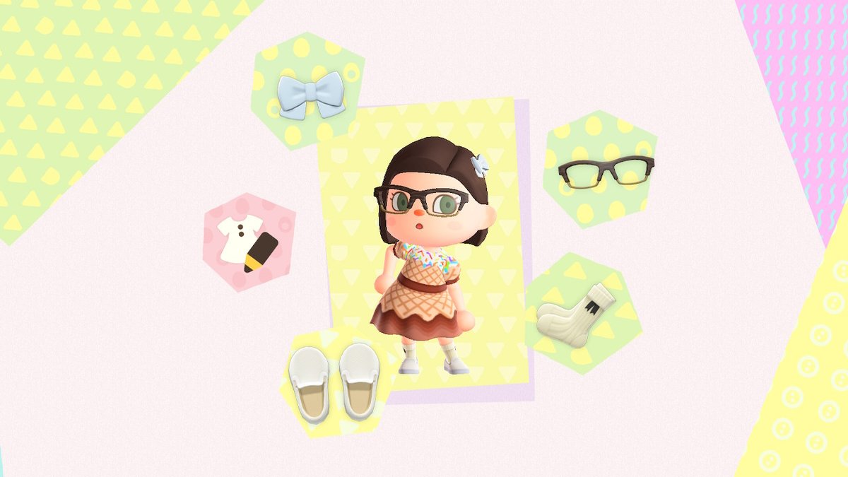 acfloraltrash's tweet photo. nooks cranny is closed today so heres a wafer #acnhdesign #AnimalCrossing #ACNH #NintendoSwitch https://t.co/PZUBGOFDSA