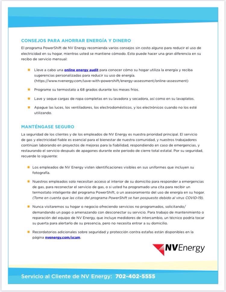 Petulance dividend Distrust Consulmex Las Vegas on Twitter: "Importante información de NV Energy https://t.co/1Kcxlkqoby" / Twitter Petulance dividend Distrust Consulmex Las Vegas on Twitter: "Importante información de NV Energy https://t.co/1Kcxlkqoby" / Twitter