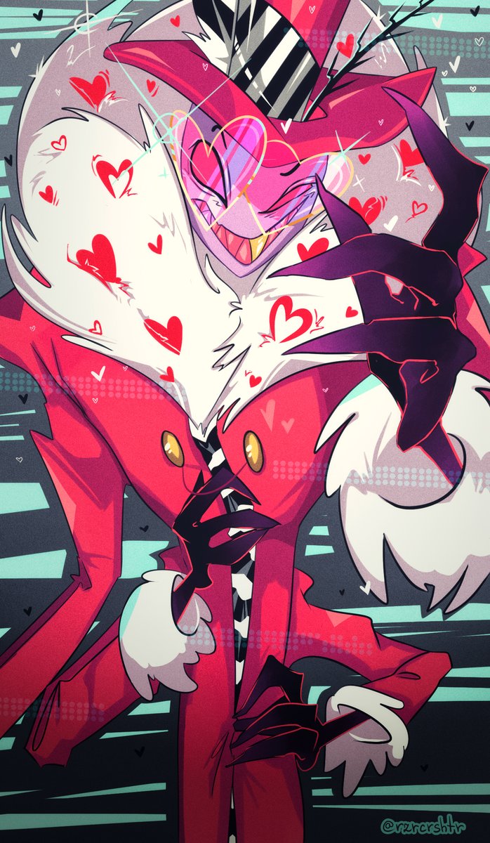 silver wolf of the Urals on "👿👿👿 #HazbinhotelValentino #Valentino https://t.co/vBiXCF4zdg" / Twitter