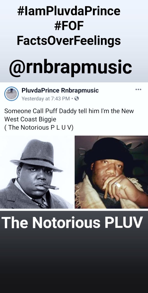 pluvda's tweet image. In the west coast Biggie 
(The Notorious  P L U V)

@badboy
@Power106LA 
@BETMusic 
@breakfastclubam