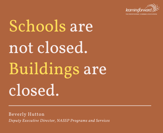 Learning Forward (@learningforward) on Twitter photo "Schooling is still going on. School has not been canceled. We’re still teaching, learning, leading, and working with parents very intensely.” - <a href="/HuttonBeverly/">Dr Beverly J Hutton</a>
Did you miss today's webinar? Access the recording now: ow.ly/jdtL50zgvad "Schooling is still going on. School has not been canceled. We’re still teaching, learning, leading, and working with parents very intensely.” - <a href="/HuttonBeverly/">Dr Beverly J Hutton</a>
Did you miss today's webinar? Access the recording now: ow.ly/jdtL50zgvad