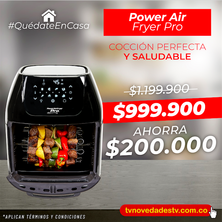 Tv Novedades - Horno Y Freidora Digital - Power Air Fryer Xl | Knasta Chile