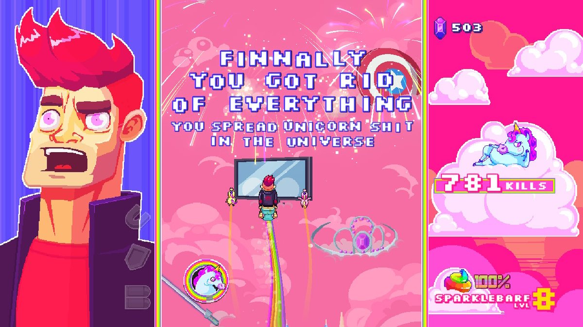 Rainbows, toilets &amp; unicorns #NintendoSwitch <a href="/fantasticodev/">Fantastico Studio</a> #andratuttobene