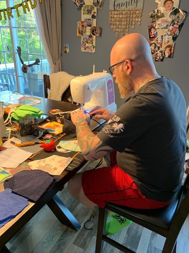 SASM Brendan busy at home making masks! Thanks for keeping people safe!
<a href="/lauren_s_angelo/">Lauren Angelo</a> <a href="/Shane_Price2/">Shane Price</a> <a href="/mcgarry_jr/">Brendan Mcgarry Jr</a>
