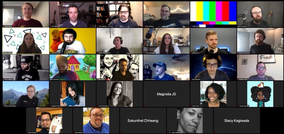 cball_'s tweet image. Capping off day one of #MagnoliaJS2020 by hanging with a fantastic group of people.