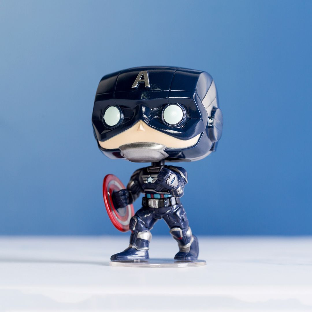Funko Pop! Marvel: Avengers Game - Captain America (Stark Tech Suit)