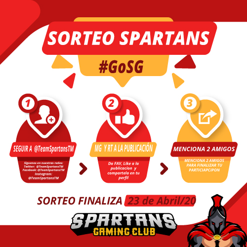 ⚫️⚔️SORTEO 3 PASS ROYALE ⚔️ 🔴

Spartans sorteamos tres pases de batalla ⚔️💥🎁.

REQUISITOS: 
👤Seguir a <a href="/TeamSpartansTM/">Spartans Gaming</a> @JuanF_121 <a href="/TSIChecho/">Checho</a> <a href="/Sebastian7RM/">SEBASTIAN RM</a> 
⚔️Suscribirse a youtube.com/c/SpartansGami… 
🔁Dar RT y ❤️
📣Mencionar a dos amigos

#GoSG