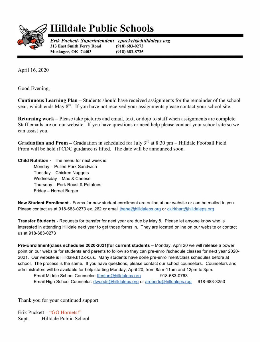 Hilldale Public Schools (@hilldalepublic) on Twitter photo 