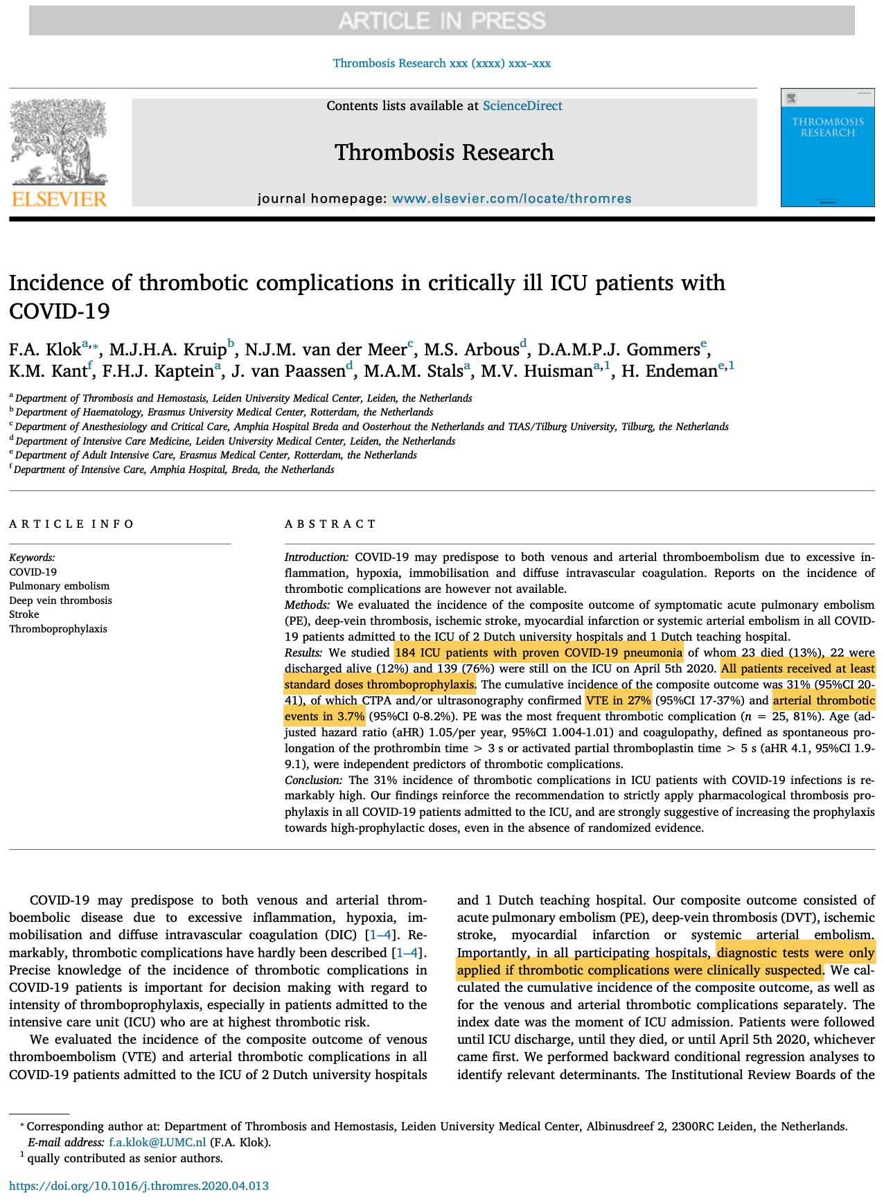 𝙟𝙤𝙨𝙝 𝙛𝙖𝙧𝙠𝙖𝙨 Despite Dvt Prophylaxis In Severe Covid 27 Developed Dvt Pe And 4 Developed Arterial Thrombosis S Likely Low 2 2 Lack Of Systematic Screening Obviously Not An Rct But 𝙟𝙤𝙨𝙝 𝙛𝙖𝙧𝙠𝙖𝙨 Despite Dvt Prophylaxis In Severe Covid 27 Developed Dvt Pe And 4 Developed Arterial Thrombosis S Likely Low 2 2 Lack Of Systematic Screening Obviously Not An Rct But