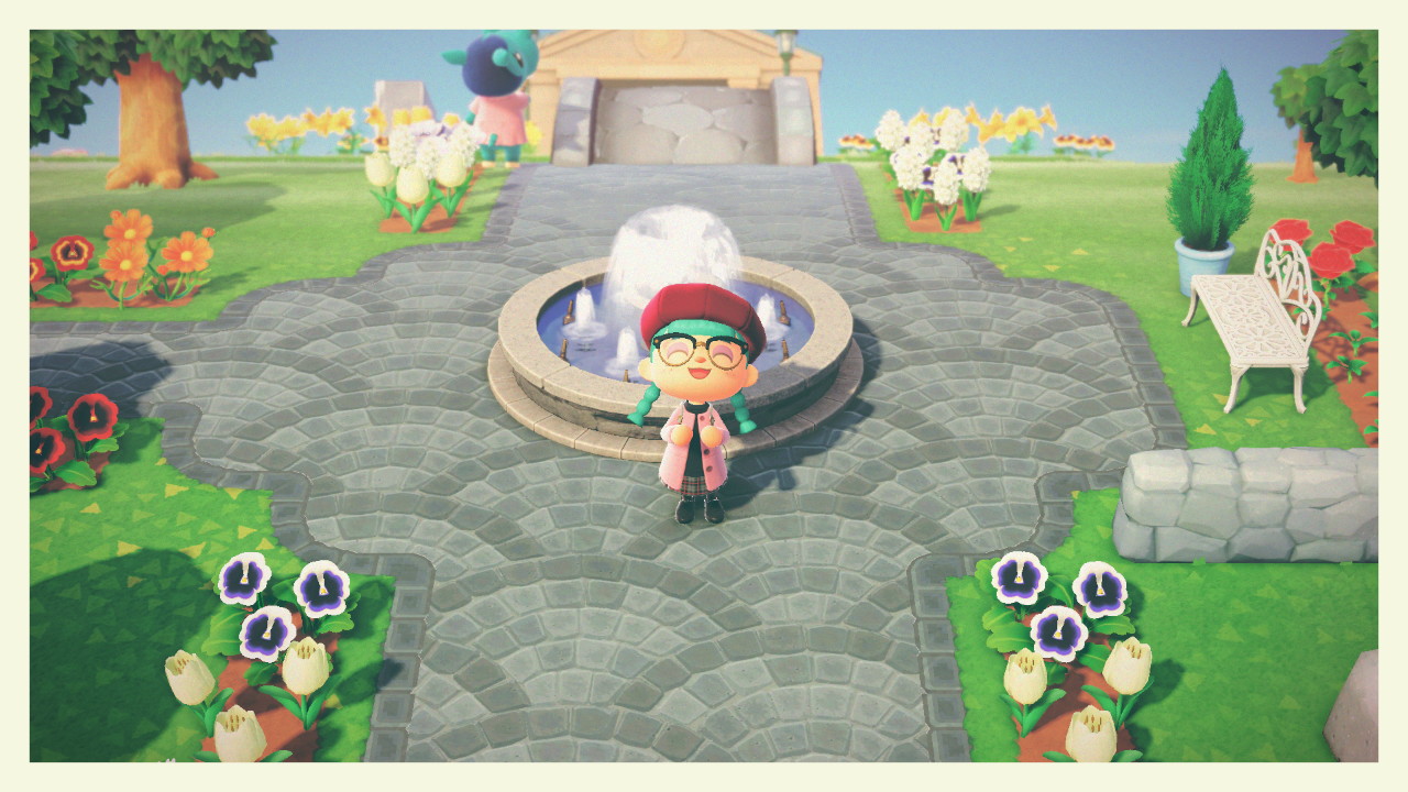 🌸LOU🌸 comms closed on Twitter: "Saw some ppl doing these path borders and  I fell in love so I made my own for the arched stone path~ #AnimalCrossing  #ACNH https://t.co/D86mQI6xDw" / Twitter