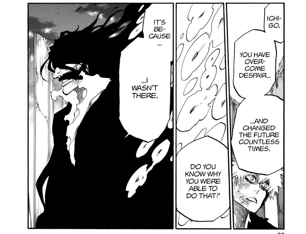 As far as Ichigo having fate manipulation goes, here are the statements Yhwach makes basically alluding to him having some form of fate manipulation. If ichigo didn’t have any form of FM, he wouldn’t have stood a chance against Yhwach.