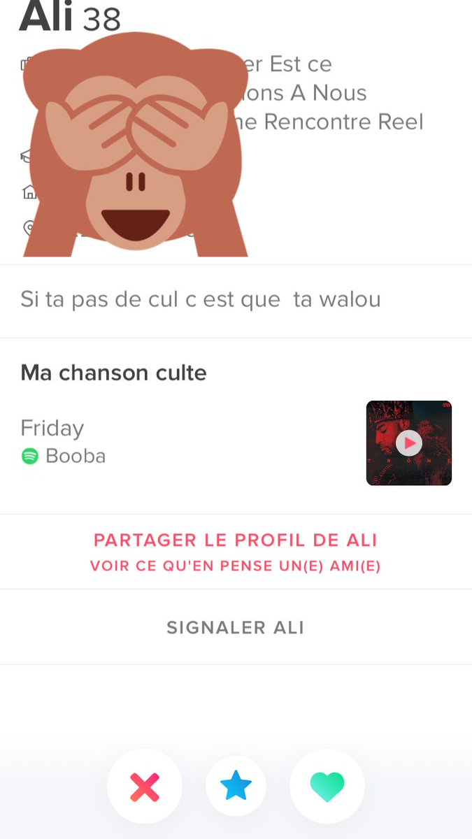 Moi: De la finesse, tu vois?Tinder: Hold my beer.