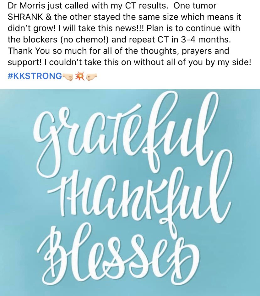 AuntKim2's tweet photo. Today was a great day! #KKSTRONG https://t.co/T1qyXwcS3I