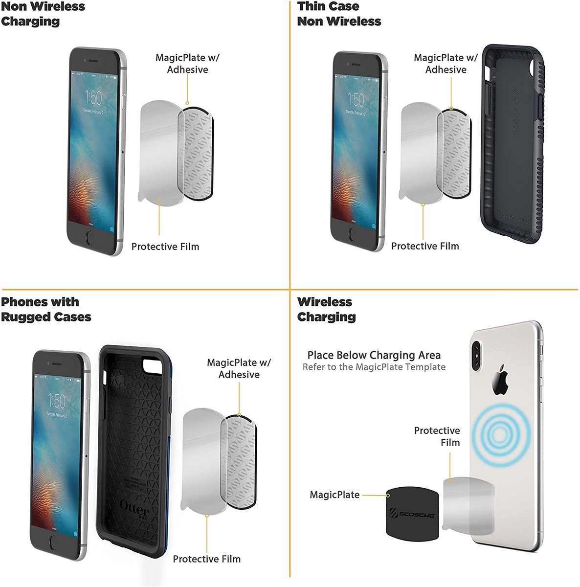 ChoiceNeed's tweet image. SCOSCHE MAGDMB MagicMount Universal Magnetic Mount Holder for Mobile Devices In Frustration Free Packaging, Black
amzn.to/2XTOeNt