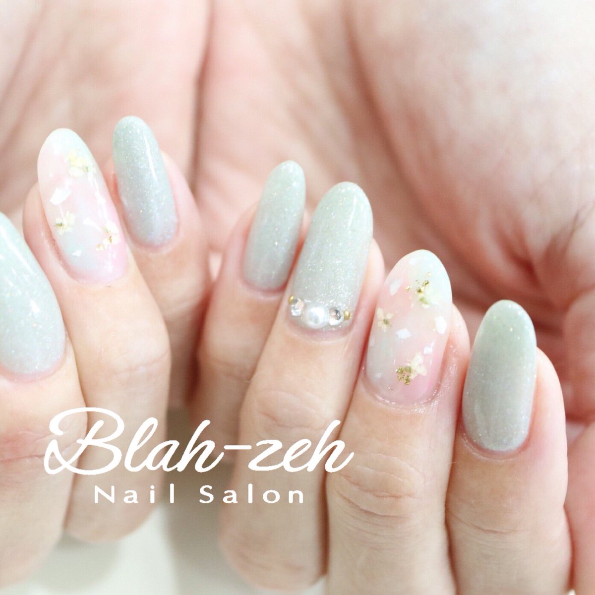 Blah Zeh Nail Salon School En Twitter 新色グリーン 押し花ネイル 錦糸町ネイルサロン 錦糸町ネイル 錦糸町フットネイル 錦糸町フットジェル 錦糸町ジェルネイル 錦糸町スカルプネイル 錦糸町フィルイン ブラゼ Blahzeh 錦糸町 春ネイル 錦糸町初夏