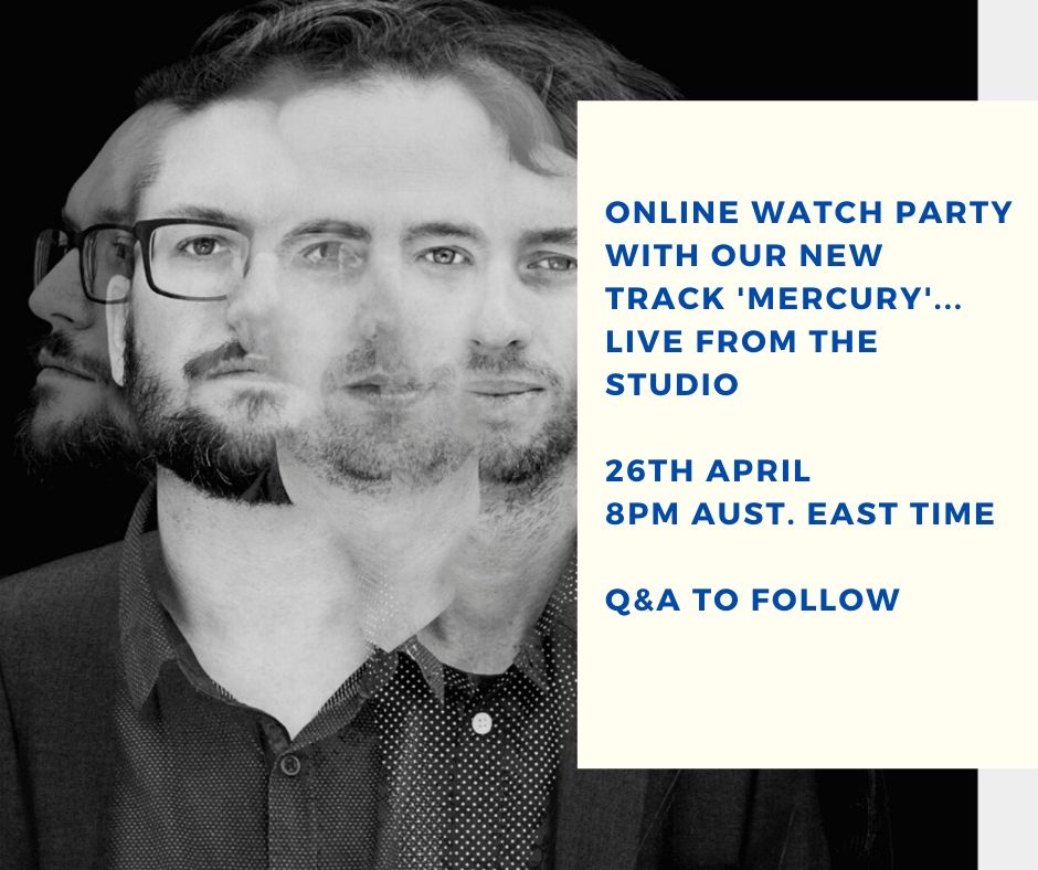 Trichotomymusic's tweet image. A new track from one of our recent studio sessions. We're doing a trendy 'watch party' on Facebook.. 26th April. Tune in!