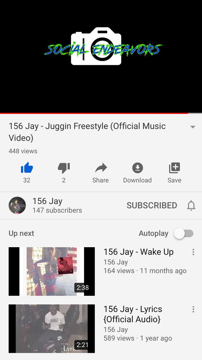 156jay1's tweet photo. Up and Coming Talent that needs to be heard🔥 https://t.co/0SRF26snek