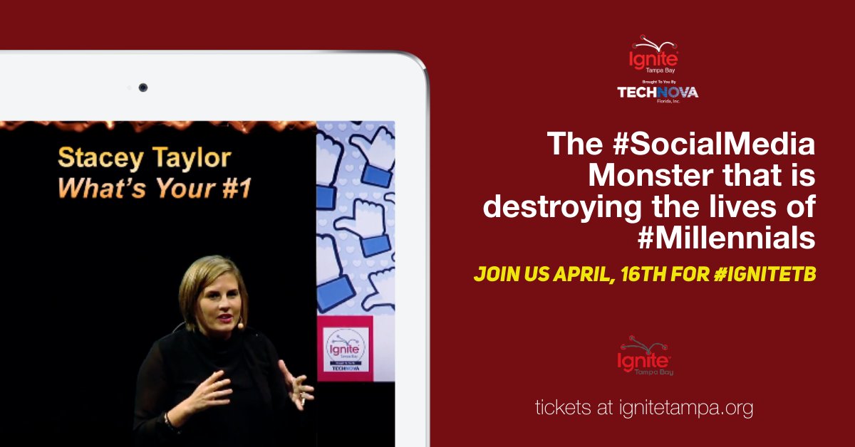 Ignite_TampaBay's tweet photo. Next up we have Stacey Taylor @TheWorldofStace with 'What's Your #1' #igniteTB #Tampaevents #dtsp Watch them live at https://t.co/pbLqfRuFs4 https://t.co/ipxafohhyJ