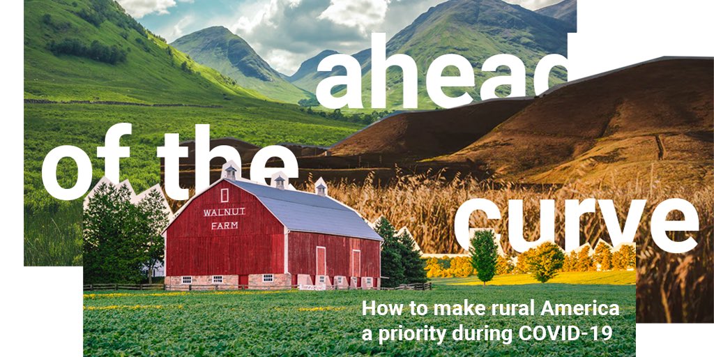 "By every standard, it’s an unprecedented time for rural America, which is why it's critical their needs are included in the path to recovery.” <a href="/Ruralinno/">Center on Rural Innovation</a>+<a href="/Sorenson_Impact/">Sorenson Impact</a> on the need for a more geographically inclusive economy as we recover from #COVID19: forbes.com/sites/sorenson…