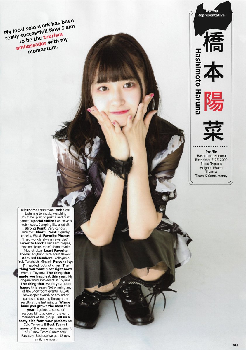 Casey ケーシー ねも Anyways Here S A New Translation Hashimoto Haruna From Akb48 Team 8 6th Anniversary Book Akb48 チーム8 橋本陽菜 Harupyon 0525 T Co P4bhptl1x3