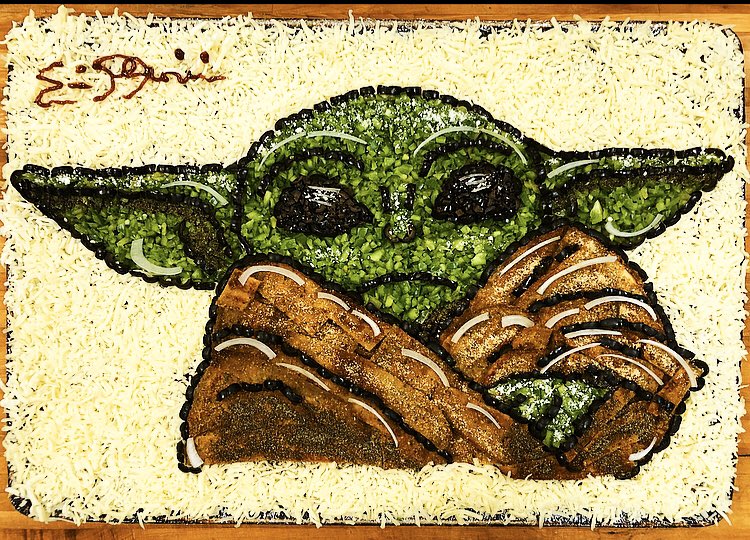  Happy Birthday to Gina Carano from the Baby Yoda Pizza! 