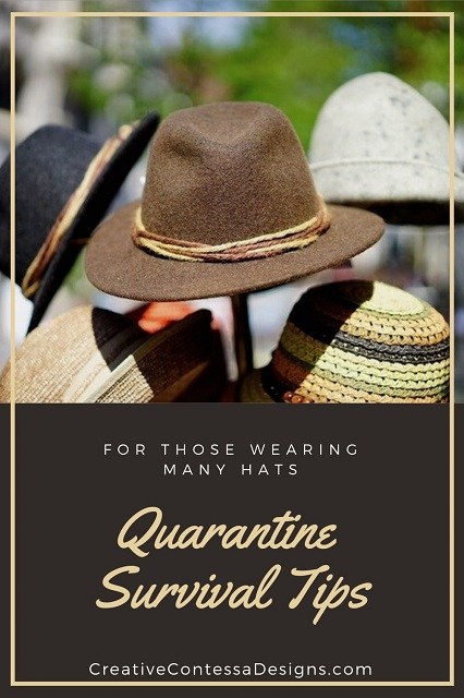 CreativeContess's tweet image. Quarantine Tips to Save You From the Weight of the Many Hats You’re Wearing! creativecontessadesigns.com/quarantine-tip…
