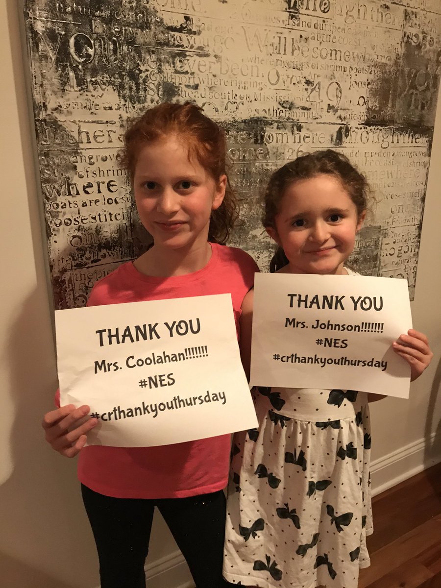 Thank you to their teachers and all teachers ♥️ #crthankyouthursday