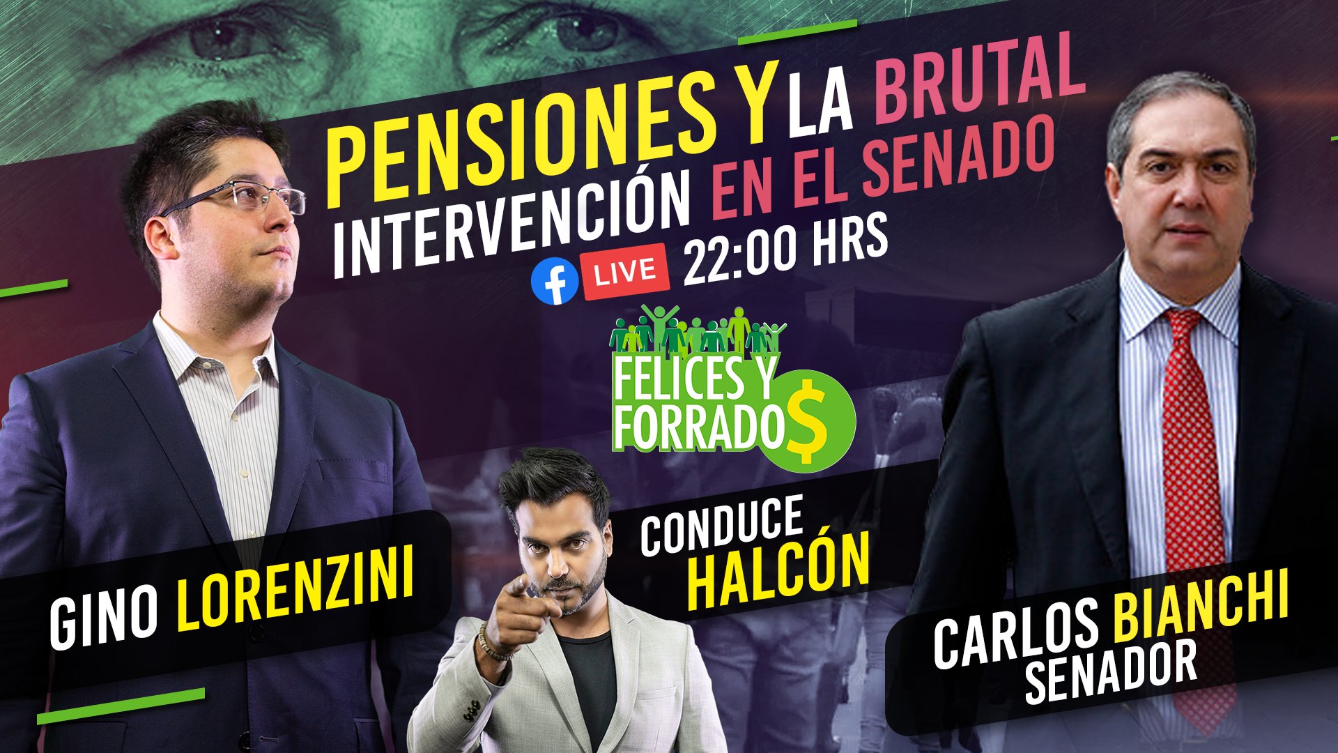 Felices Y Forrados On Twitter Imperdible Comunidadfyf Hoy A Las 22 00 Horas Gino Lorenzini Y El Senadorbianchi Hablaran Sobre El Sistema De Pensiones Y El Brutal Discurso Que Dio En El Senado