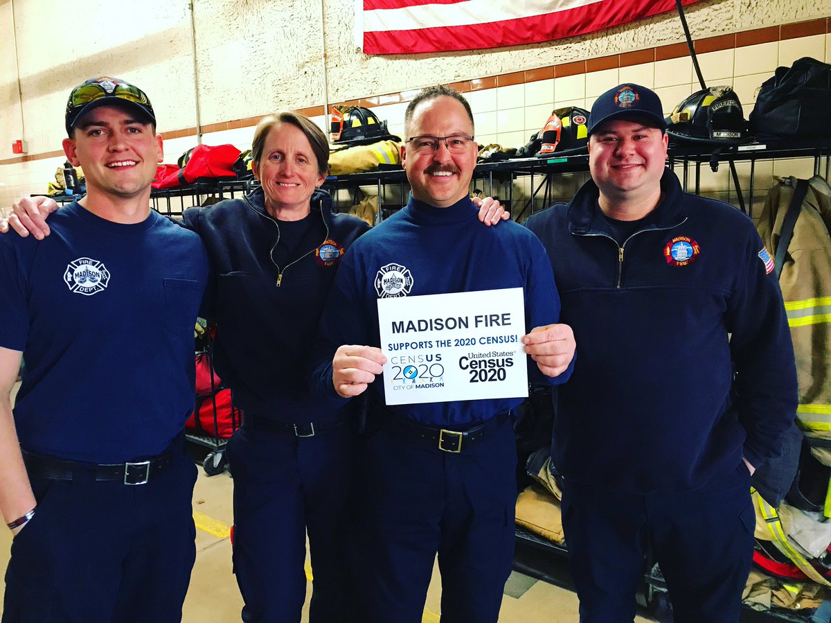 MadisonWIFire's tweet photo. What matters to you? Schools? Hospitals? Fire/EMS? Data from the U.S. Census Bureau help inform planning efforts for all these important community resources in #Madison. Fill out your form and learn how census data impact you: https://t.co/9VZ319wYc1 #Census2020 #MadisonCounts https://t.co/XRKwco2SlG