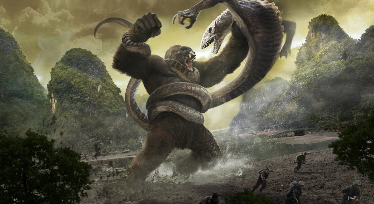 Concept Art: Kong vs. Skull Devil #MonsterverseWatchalong