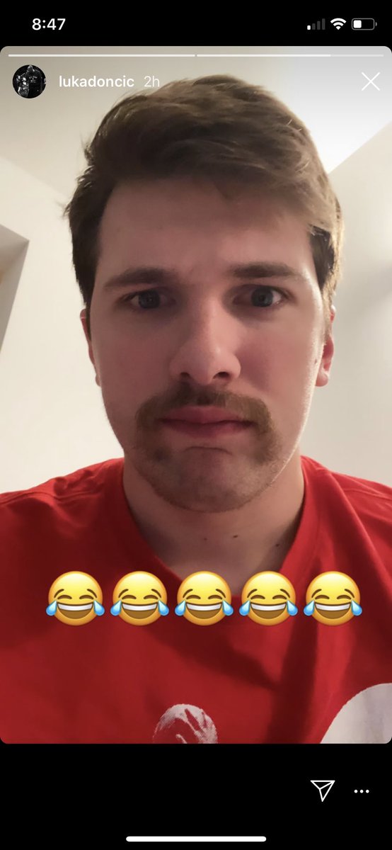 LopezSelby31's tweet image. Luka’s using this time to take creative liberties with his mustache 😂

(Via @luka7doncic’s Instagram)