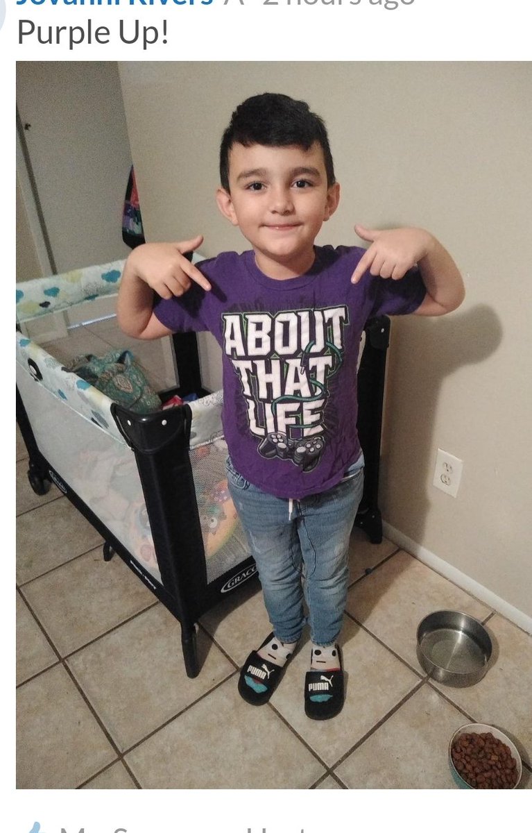 Suzzanne55711's tweet image. Showing some School Spirit -- Purple up to show support  for Military Kids! @HCPSLanier  #OfCourseWeCan #BetterTogether @1_lanier