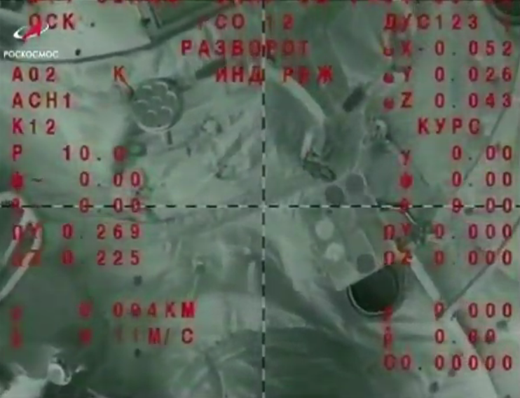 RussianSpaceWeb's tweet photo. #SoyuzMS15 with #Exp62 crew undocks from #ISS on its way to land in Kazakhstan: https://t.co/nnPotZl9U5 https://t.co/rTijQhNFOf