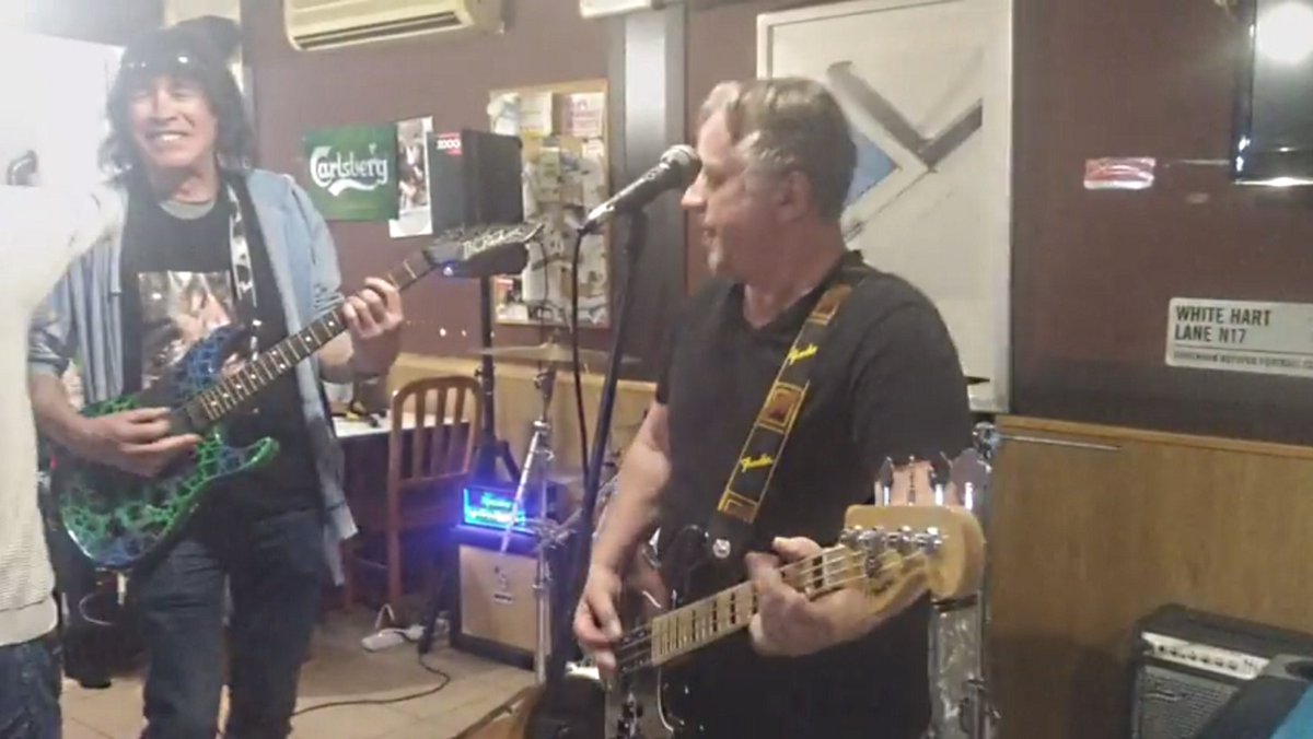 AkBandThe's tweet photo. Johnny&Nev #LiveInTheAlgarve271219 @SherylPrattERA @SJMacLeod2 @Judy_Cockerton @Sheldon_Snow @MarzNova @BNoelBarr @BrokenRomeo @marshallstackz @AdamCatfish @wildhorserockuk @MarietteFBS @fatbastardsound @bulletsuk @mikecanndo #BetweenTheLines (#AK) #Band #Live #AbsoluteBall #Love https://t.co/7ql7MElhxE