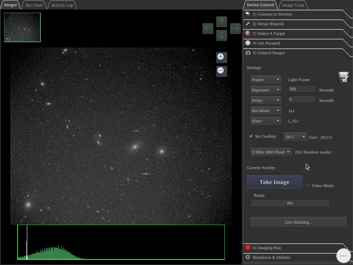skiesburnastro's tweet photo. Love imaging with my Paramount MyT and TheSkyX LTI! This is what frustration free Astro photography is supposed to be! #softwarebisque https://t.co/cnR6U1et8E