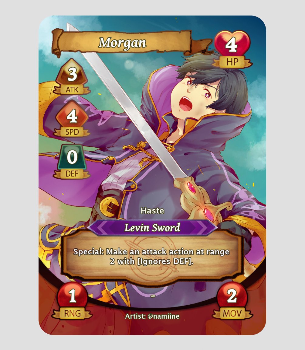 Namiine's tweet photo. Here is my full card illustration of morgan for @fefanboardgame ! It's such a cool experience to be a part of this project!! Preorder's and online beta are still on now so go check it out! ^Q^
✨Preorder @ https://t.co/LJ5CZjv1HX
#fireemblem #fireemblemawakening #AnnasRoundtable https://t.co/9UGLLnzWYo