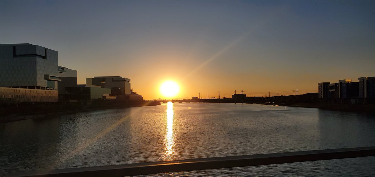 Today's run around Tempe Lake!