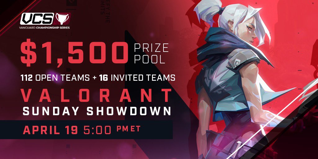 🚨Valorant Sunday Showdown: 128 Team Max! Increase to 112 Open Teams! $1500 Prize Pool!🚨